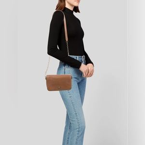 TORY BURCH
Leather Robinson Chain-Link Shoulder Bag